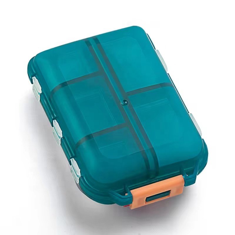 Newest Modern 10-Pill Single Tier 3 Layer Plastic Crisper Box Popular Medicine Storage for Outdoor Wardrobe Use Beautiful Design