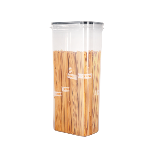 Smart Sealed 5.2L Clear Rectangular Polypropylene Container Storage box with Leak Proof Snap On Lid Kitchen Accessories