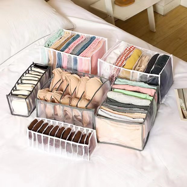 Best Seller Foldable Storage Box Separate Storage Box For Clothes And Pants Closet Drawer Clothes Organizer