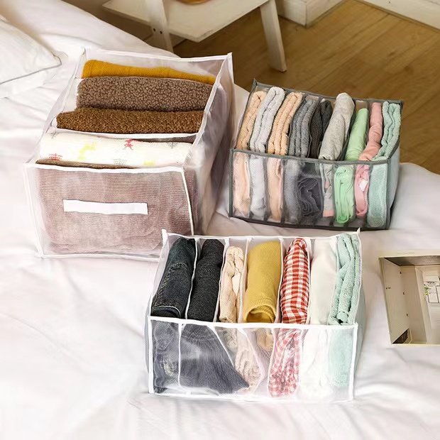Best Seller Foldable Storage Box Separate Storage Box For Clothes And Pants Closet Drawer Clothes Organizer