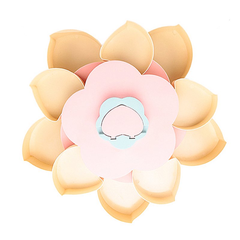 Best Selling New Collection Double Layer Abs Plastic Candy Box Rotating Nut Plate, Eco-Friendly Fruit Snack Food Storage Box