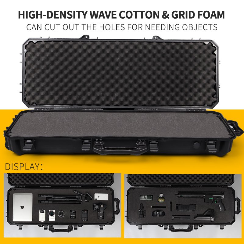 WOSPORT 43 inch Portable Storage Case Waterproof Hard Plastic Storage Box For Outdoor activities Fishing