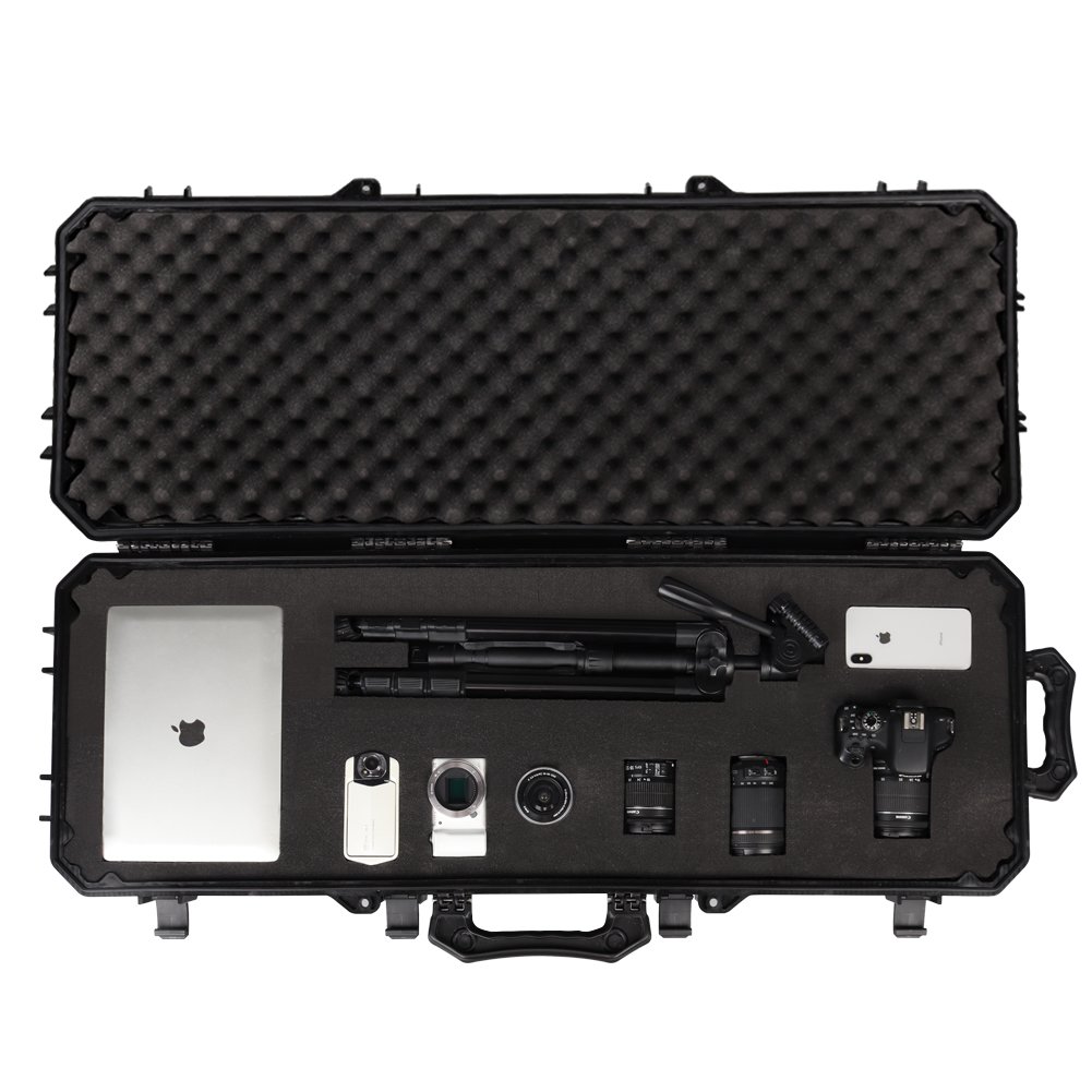 WOSPORT 43 inch Portable Storage Case Waterproof Hard Plastic Storage Box For Outdoor activities Fishing