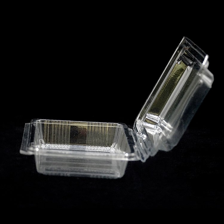 PET disposable Clear rectangle clamshell plastic fruit storage box
