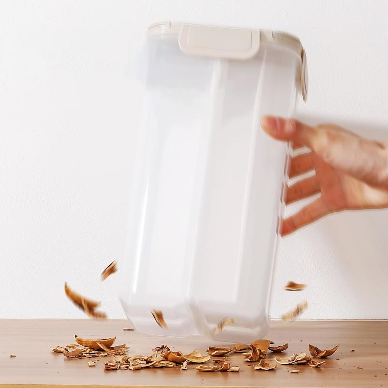 DS3779 Pantry Organization for Grain Rice Nuts Clear Airtight Cereal Storage Container Kitchen Food Storage Container with Lids