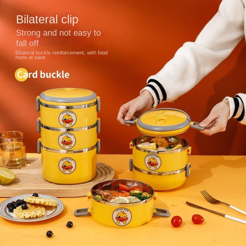 Wholesale High quality stackable bento lunch box stainless steel food container multilayer lunch box for sale