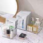 2024 Transparent PS Drawer Organizer Household Kitchen Desktop Sundries Storage Boxes Containers