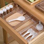 2024 Transparent PS Drawer Organizer Household Kitchen Desktop Sundries Storage Boxes Containers