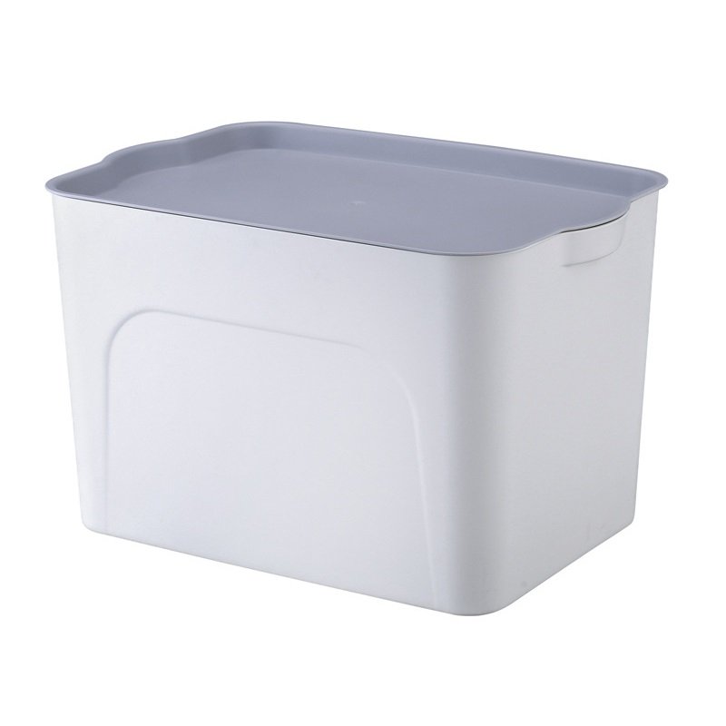 Wholesale plastic Matte large size clothes toy Sundries storage box with lid Used for home office Wardrobe Lingroom