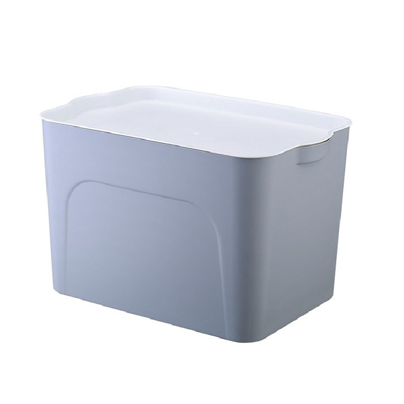 Wholesale plastic Matte large size clothes toy Sundries storage box with lid Used for home office Wardrobe Lingroom