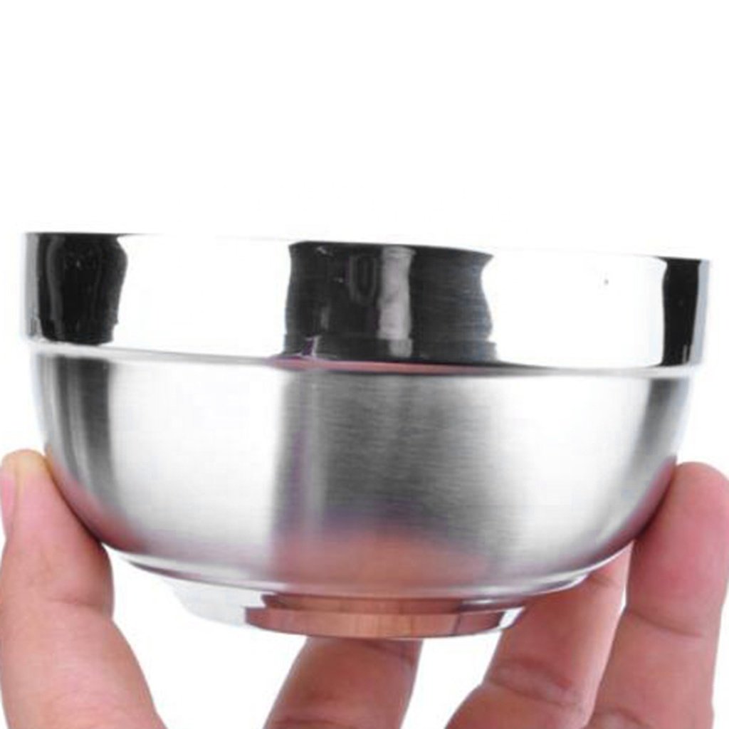 SUS 304 Food Grade Stainless steel double wall heat insulation bowl