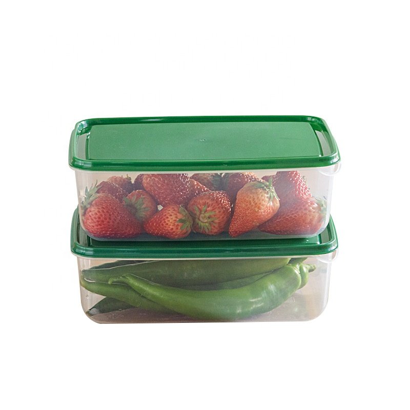 Household Refrigerator Sealed Food Lunch Box 17-piece Set Of Rectangular Simple Fresh-keeping Storage Container