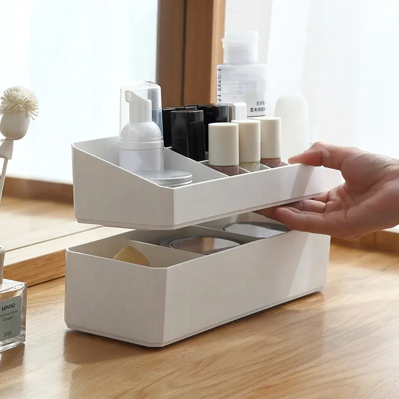 Makeup Jewelry Organizer Desktop Lipstick Cosmetic Organiser Storage Box