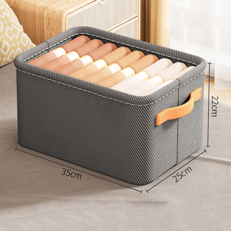 Wholesale Thickened Material Clothes Storage Basket Pants Toy Organizer With Handle