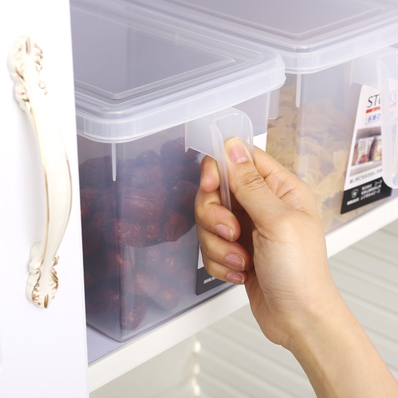 Kitchen Clear Storage Box Sealed Home Organizer Food Container Refrigerator Storage Boxes