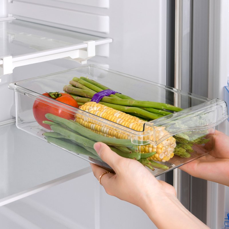 Wannuo 2024 New Refrigerator Food Storage Drawers Fresh-Keeping Injection Technics Storage Container Kitchen Storage Box