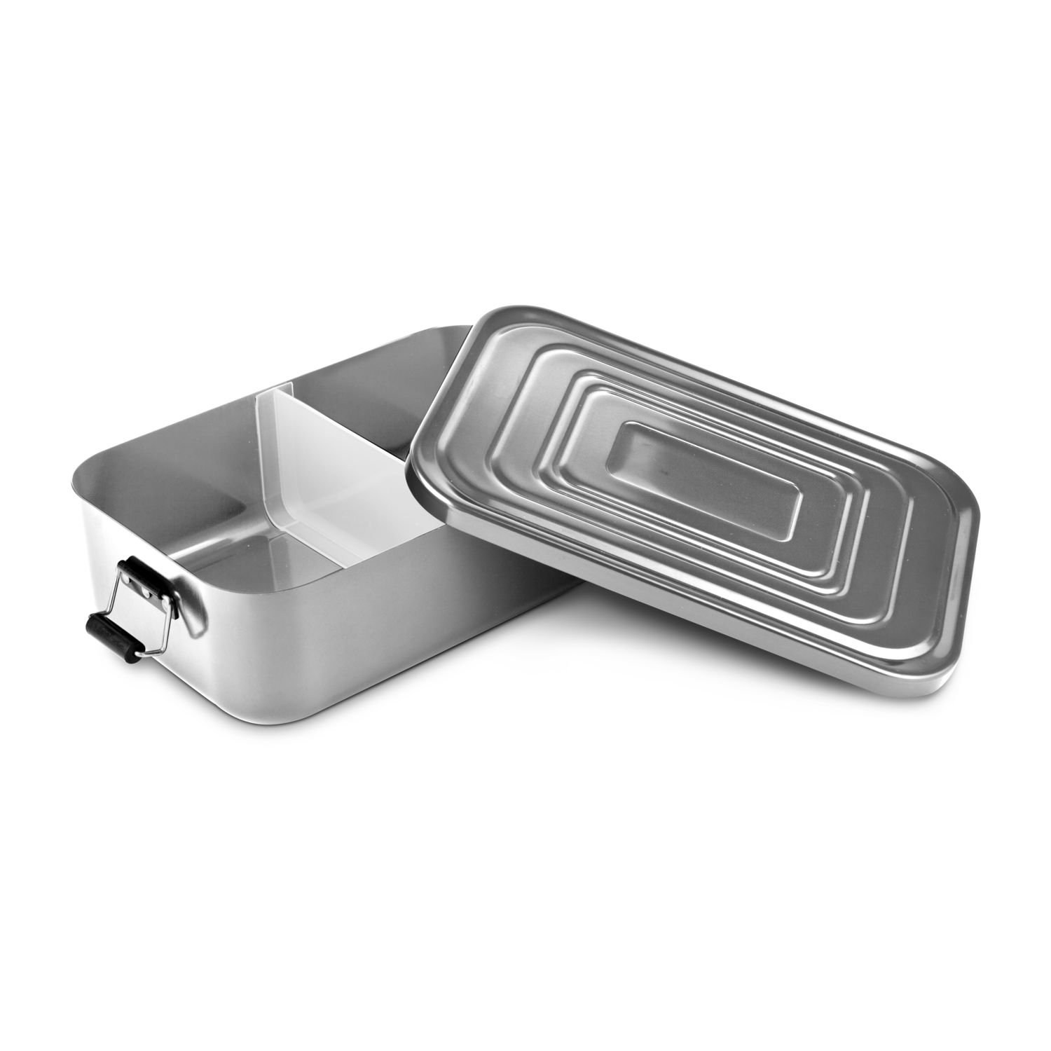 Custom Logo Metal Food Storage Box Wholesale Camping Portable Aluminum Food Container Kids Bento Box Tiffin Lunch Box For School