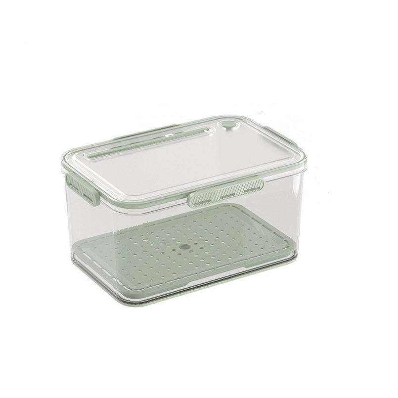 YIKEYOU Hot sales kitchen lockable fridge storage boxes cheese storage box fridge