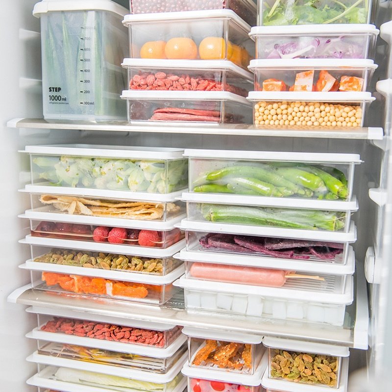 Choice Fun Fridge Organizer Kitchen Food Container Clean Food Storage Boxes & Bins