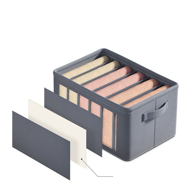 Hot Selling Collapsible Drawer Organizer Clothes Separated Storage Box Jeans Organizer For Closet
