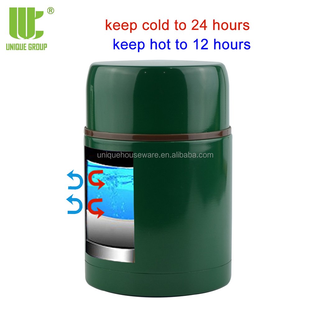 Keep Food Warmer Stainless Steel Non Electric Airtight Plastic Lid Food Maker For Cooking Congee Noodle