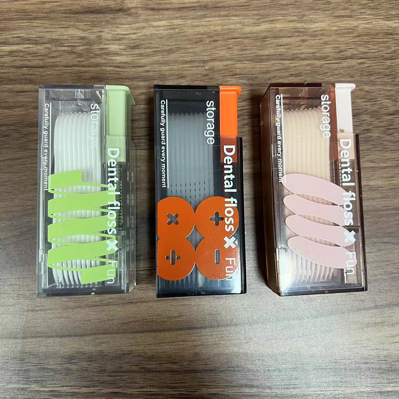 Wholesale Plastic Dental Floss Pick Dispenser In Storage Box Small Portable Case Reusable Replaceable Holder Bulk For Travel