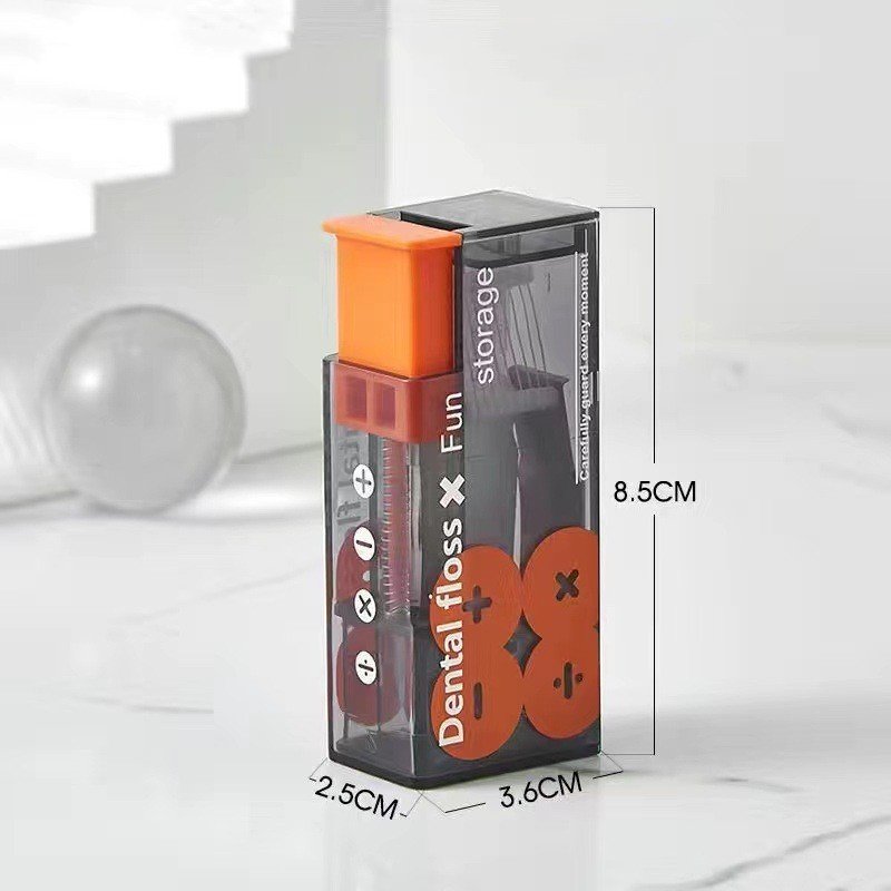 Wholesale Plastic Dental Floss Pick Dispenser In Storage Box Small Portable Case Reusable Replaceable Holder Bulk For Travel