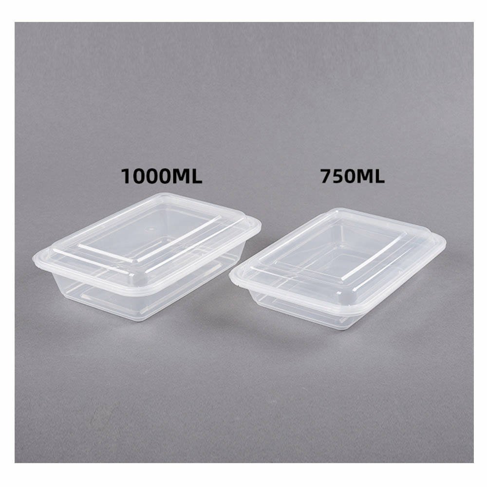 Lunch Box Microwave Safe Meal Prep Containers Plastic Food Storage Disposable Bento Box Takeout Container With Lid