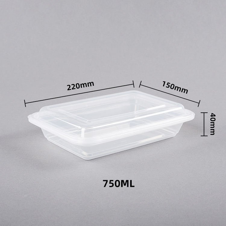 Lunch Box Microwave Safe Meal Prep Containers Plastic Food Storage Disposable Bento Box Takeout Container With Lid