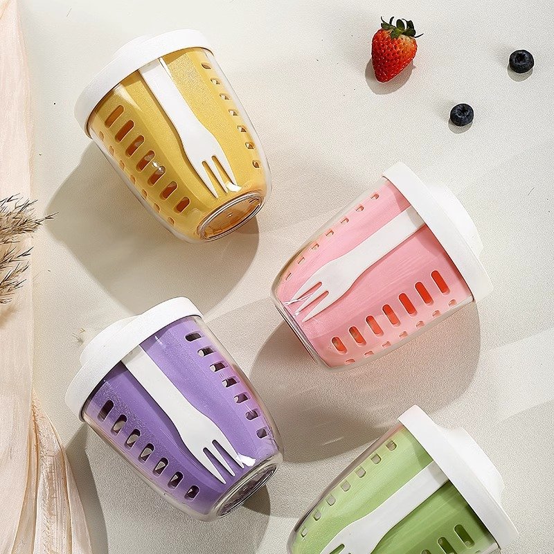 Reusable 20 Oz Plastic Airtight Food Storage Containers with BPA-Free