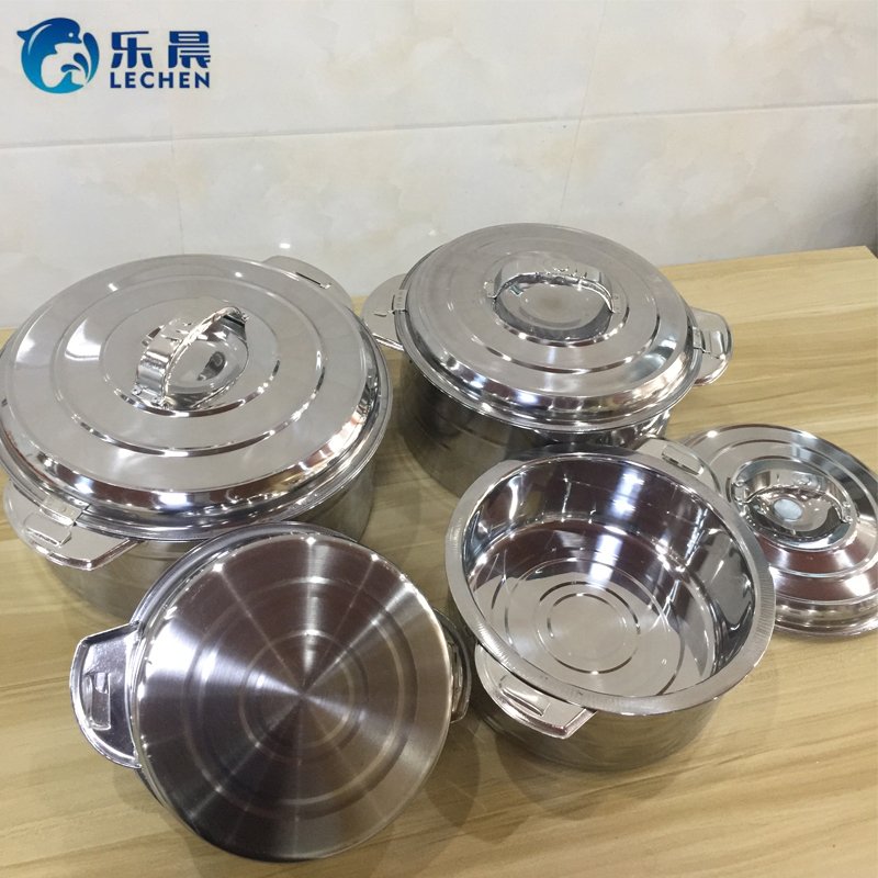 Stainless Steel Lunch Box Container Double Heat Preservation Pot Food Warmer Container 4pcs5pcs