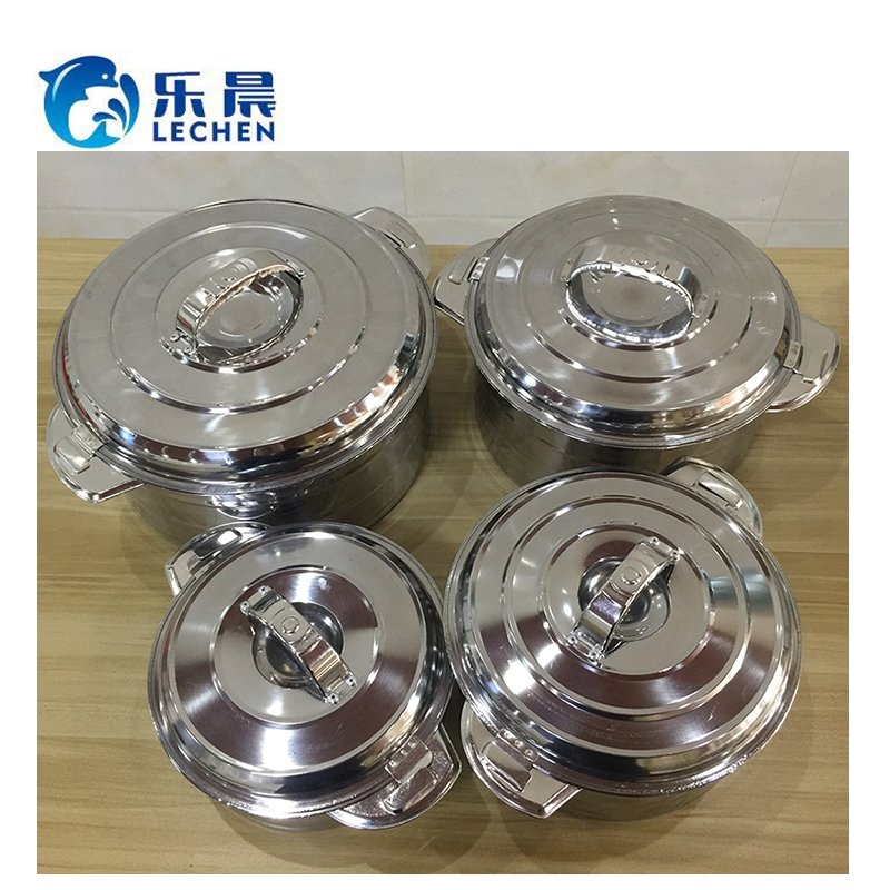 Stainless Steel Lunch Box Container Double Heat Preservation Pot Food Warmer Container 4pcs5pcs