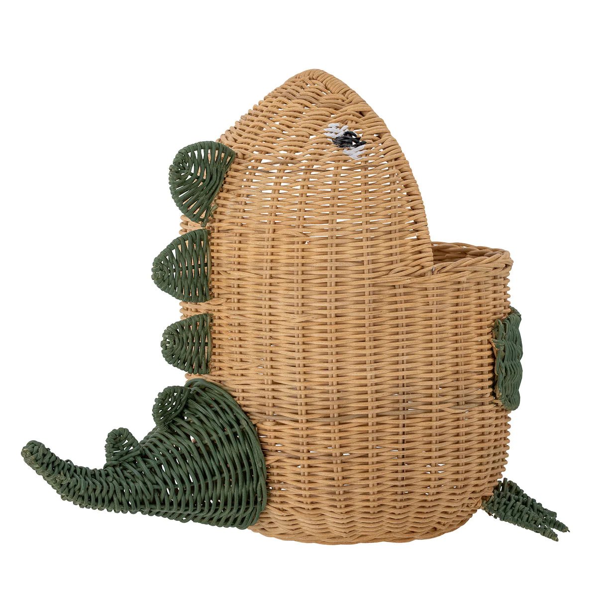 Best Choice Handwoven Rattan Storage Basket Dinosauriers Cute Customized Logo and Package Handmade in Vietnam Handicraft
