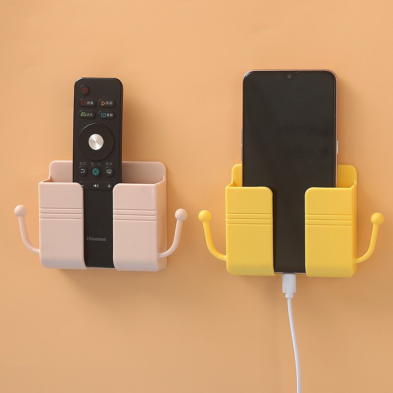 Wholesale Custom Plastic Wall Mounted Mobile Phone Storage Box Acrylic Holder For Plug Charging Organizer Multifunctional Rack