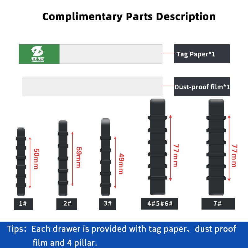 Industrial Wall Mounted Accessories Warehouse Screw Bolt Tool Plastic Storage Box