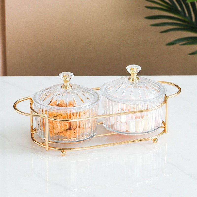 Food Storage Jar Food Containers Candy Snack Bowl With Lid Kitchen Storage Jars