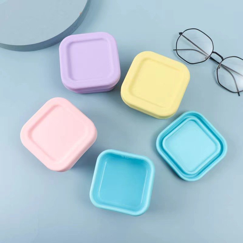 2024 Factory Sales Eco-Safe 100ML Silicone New Bowl Lunch Box with Lid Children's Bento Food Storage Container