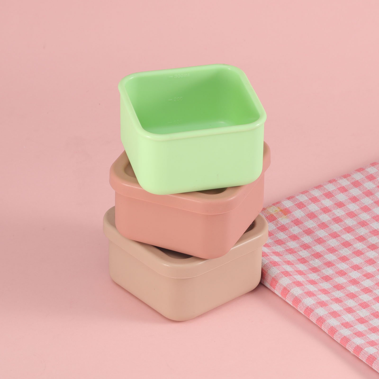 2024 Factory Sales Eco-Safe 100ML Silicone New Bowl Lunch Box with Lid Children's Bento Food Storage Container
