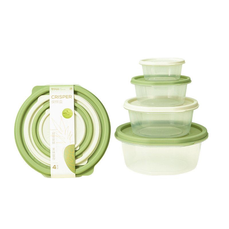 Kitchen Organizer Keeping Fresh Microwaveable Food Grade Plastic Clear Airtight Food Storage Box Container With Lids