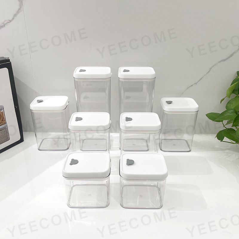 YJM2028-8 New Arrival airtight storage container 8PCS bins airtight fashion food storage container sets