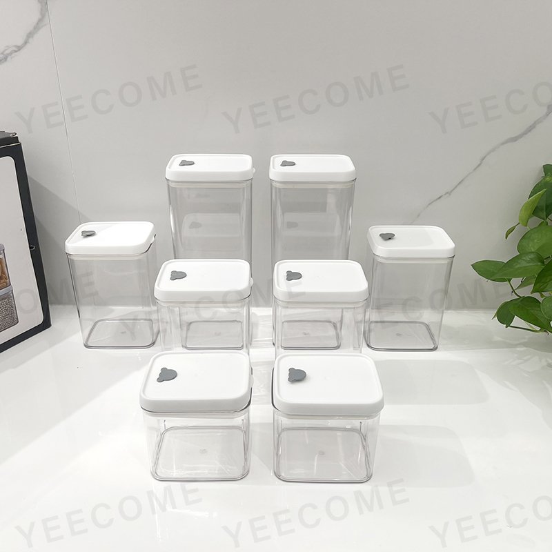 YJM2028-8 New Arrival airtight storage container 8PCS bins airtight fashion food storage container sets