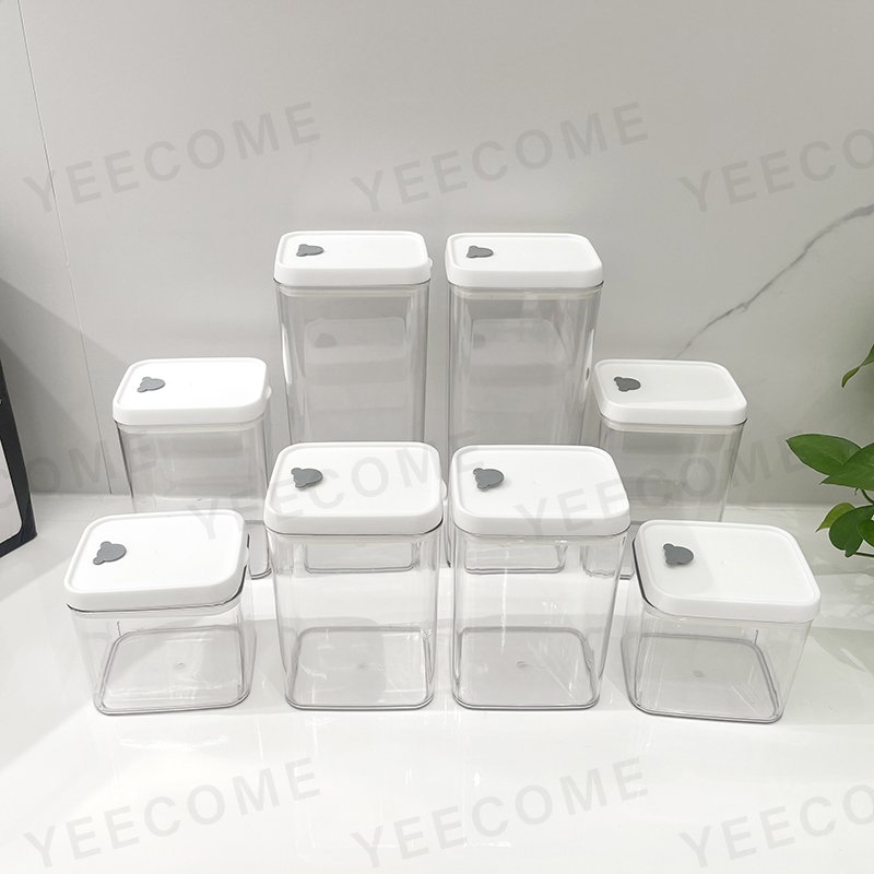 YJM2028-8 New Arrival airtight storage container 8PCS bins airtight fashion food storage container sets