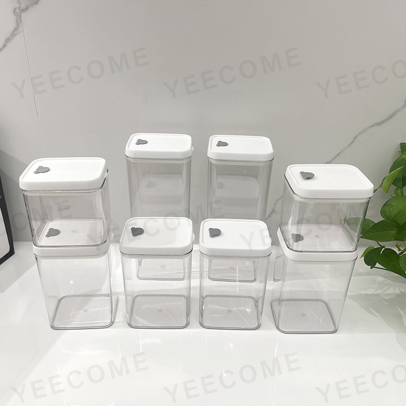 YJM2028-8 New Arrival airtight storage container 8PCS bins airtight fashion food storage container sets