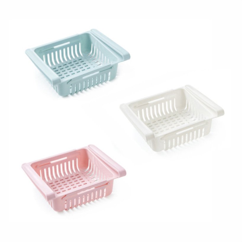 New Arrival Useful Fridge Drawer Organizer Retractable Drawer Refrigerator Storage Box