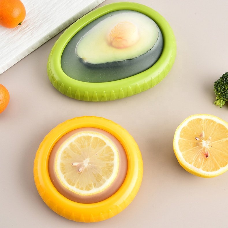 New Silicone Film Sealing Fruit Vegetable Anti-Oxidation Storage Box Refrigerate Fruit Storage Container