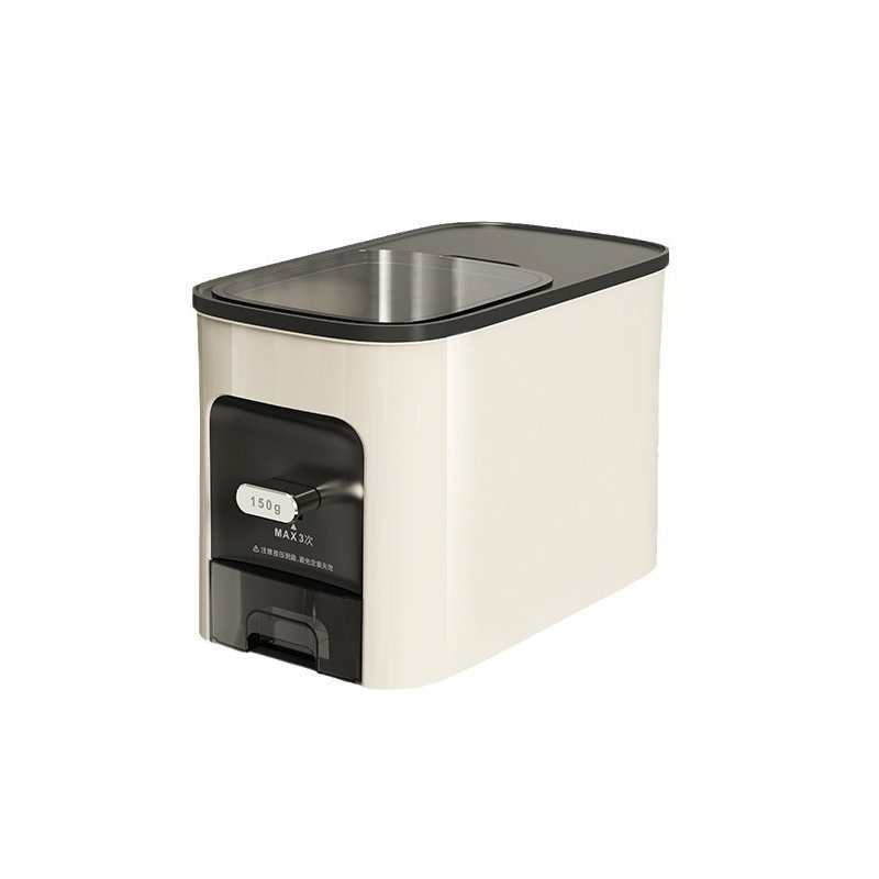 kitchen Dry Food beans bins saklama Rice despenser bucket rotating besin storage box round grain container Cereal Dispenser