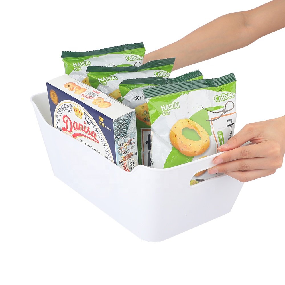 Customizable Multi-functional Home Plastic Storage Box Storage Basket for Small Sundries Cosmetics