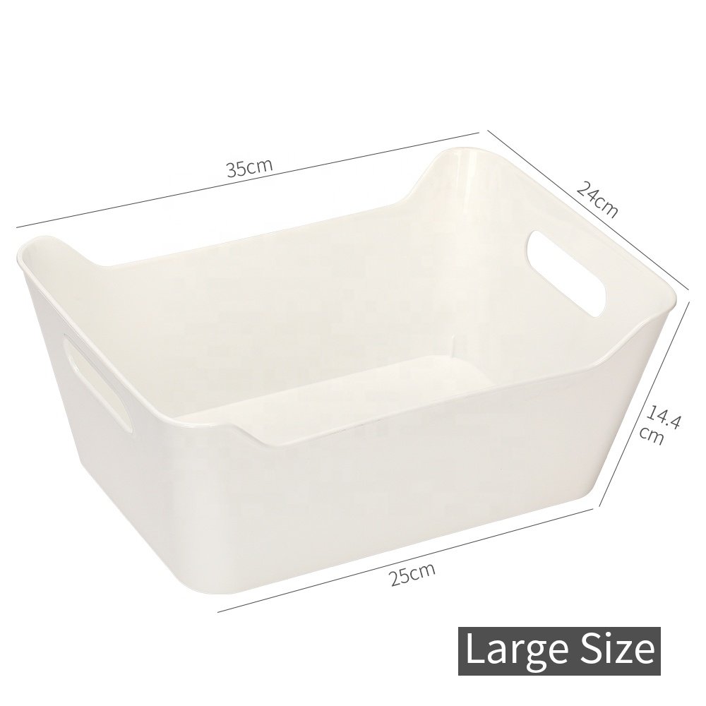 Customizable Multi-functional Home Plastic Storage Box Storage Basket for Small Sundries Cosmetics