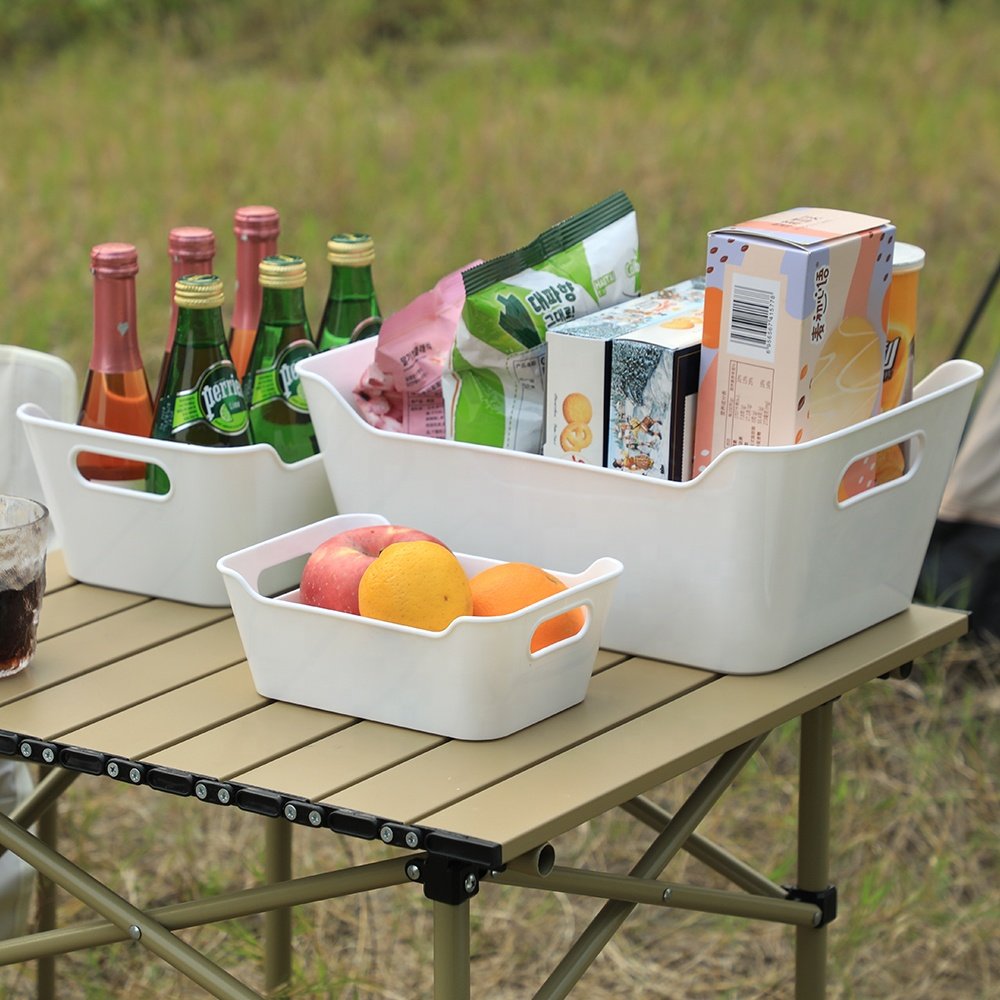 Customizable Multi-functional Home Plastic Storage Box Storage Basket for Small Sundries Cosmetics