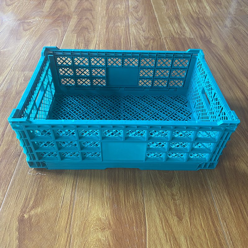 Portable Storage Folding Organizer Plastic Storage Basket For Home Household